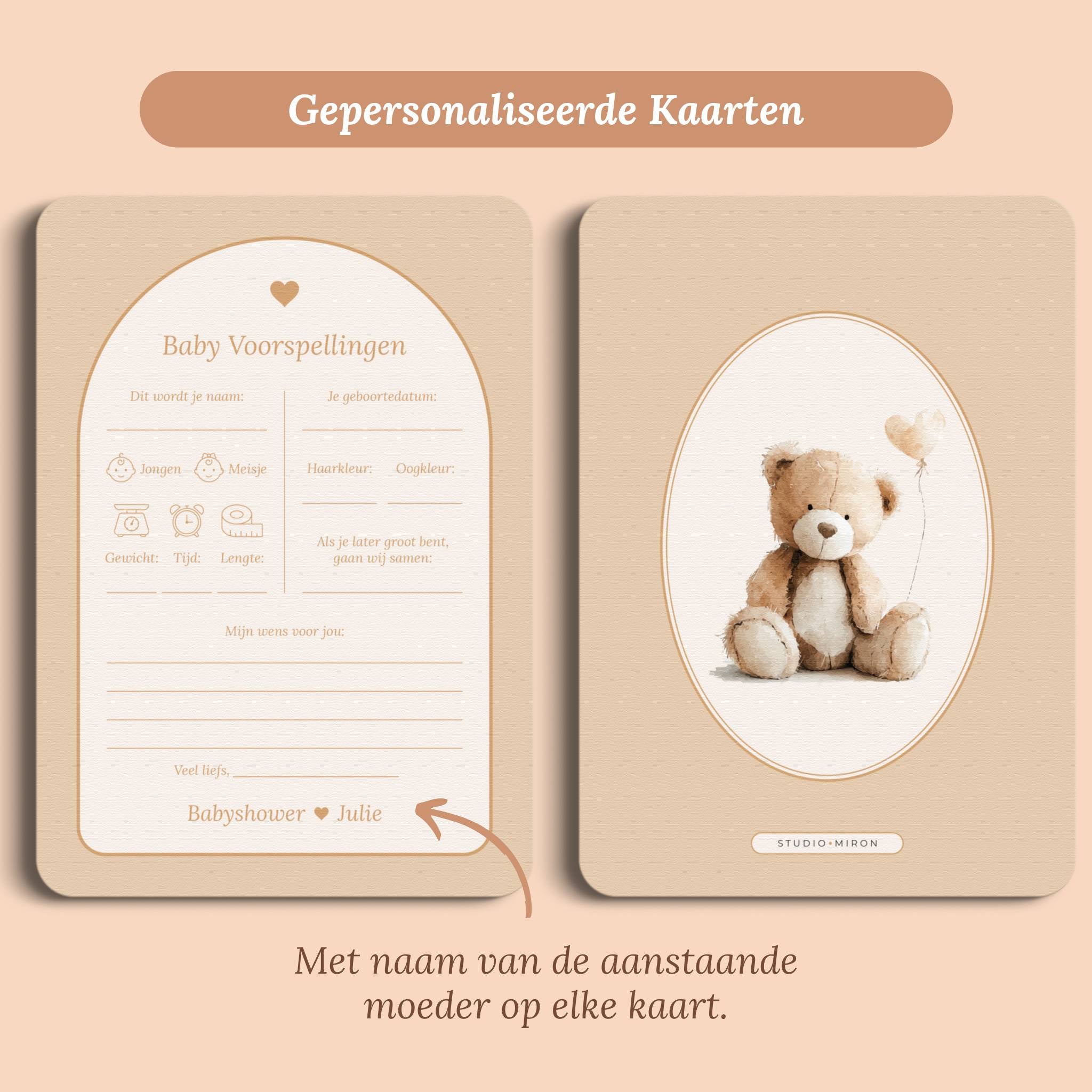 Baby Voorspellingen | Boho Zand met Beertje