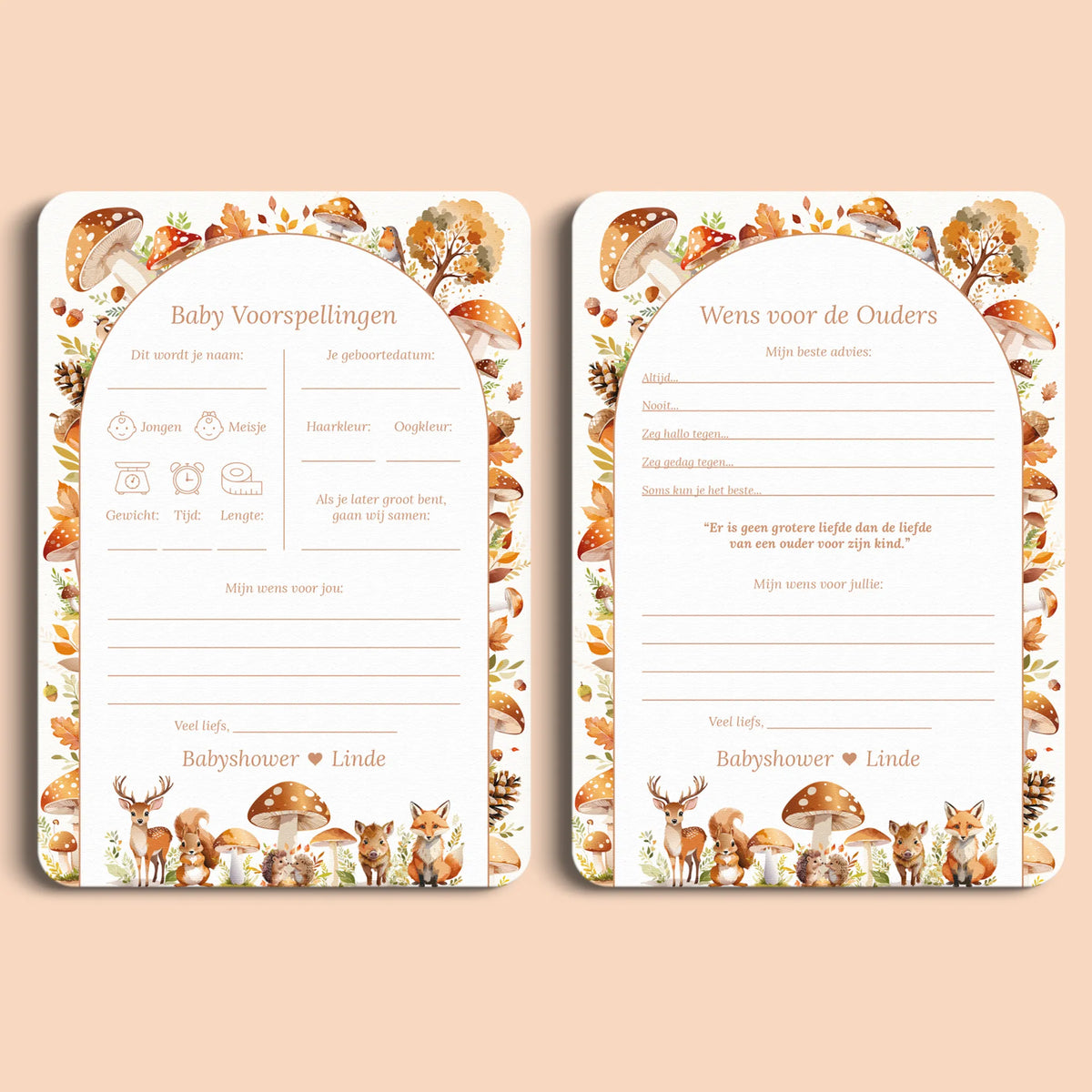 Biglietti Per Baby Shower, 20 Carte Per La Festa Di Genere E Baby