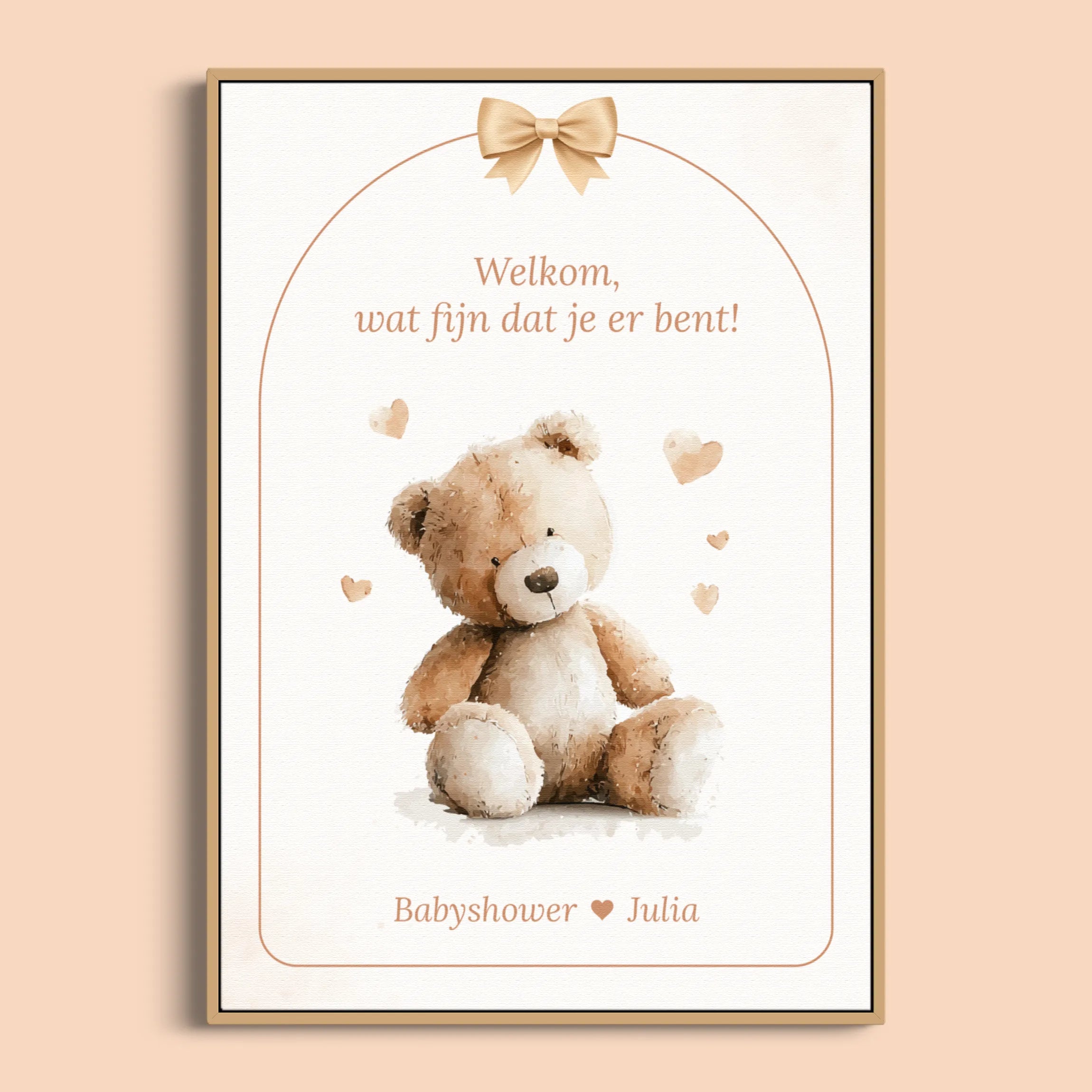 Poster Baby Shower – Poster di Benvenuto | Fiocco Boho