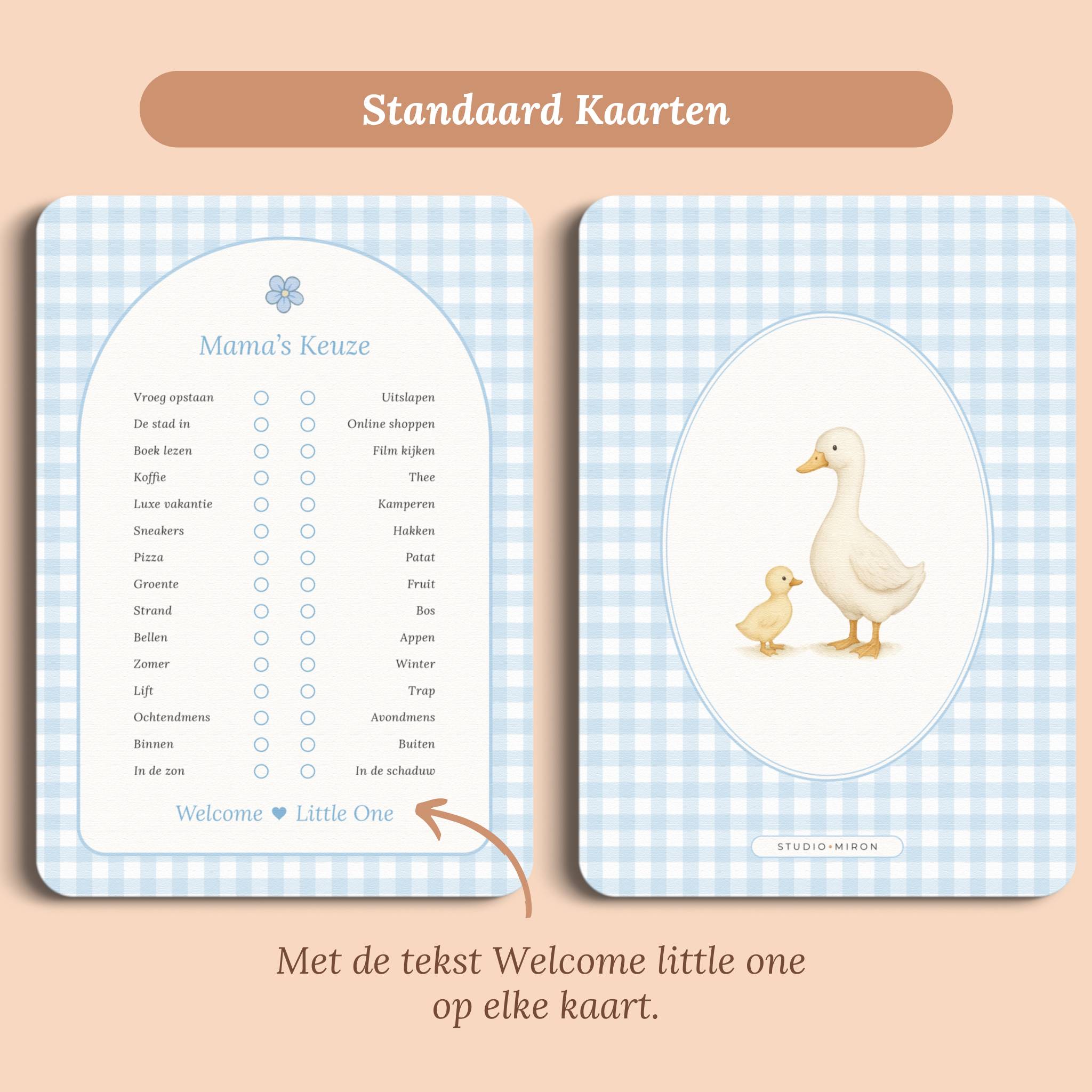 Mama's Keuze | Gingham Blauw