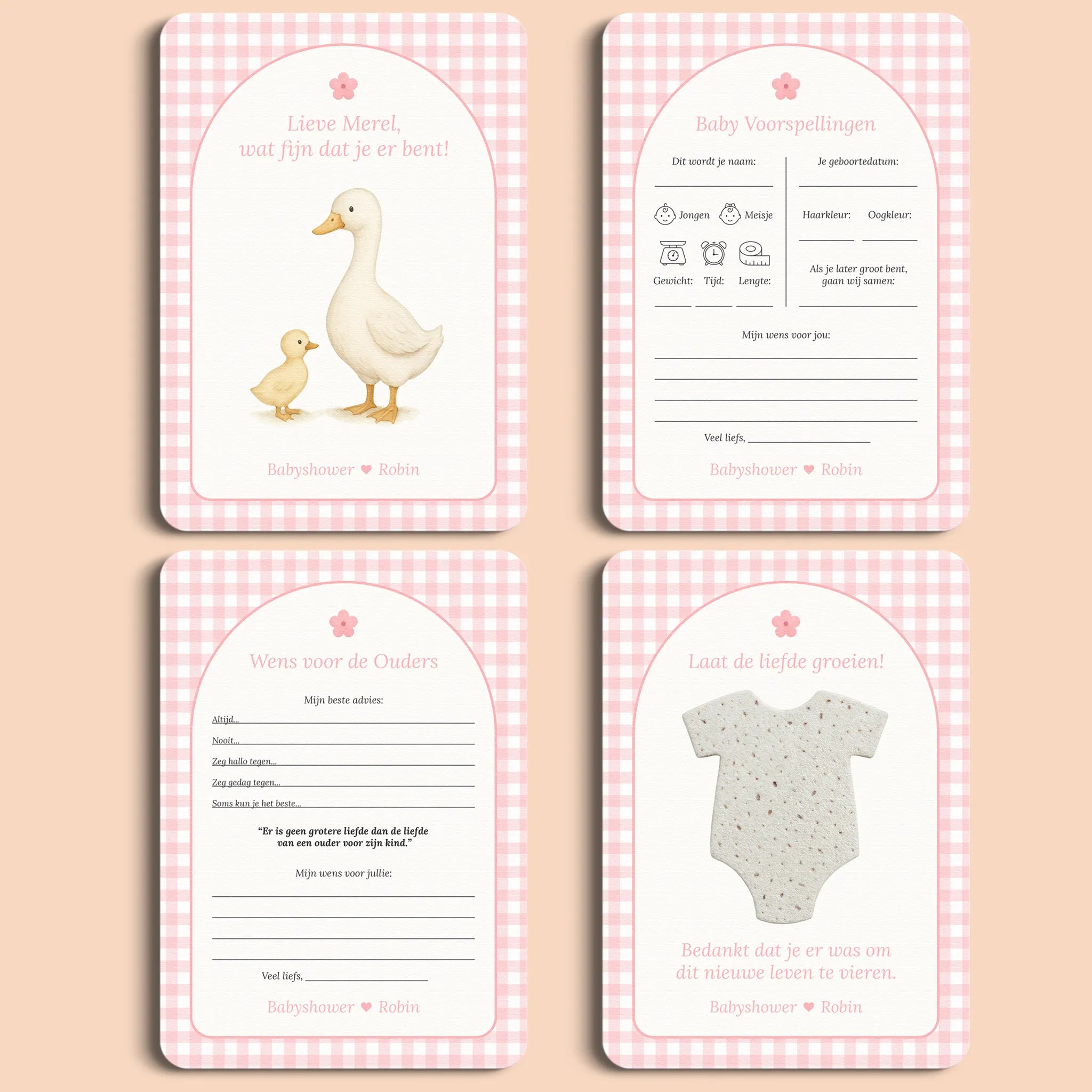 Starterspakket | Gingham Roze