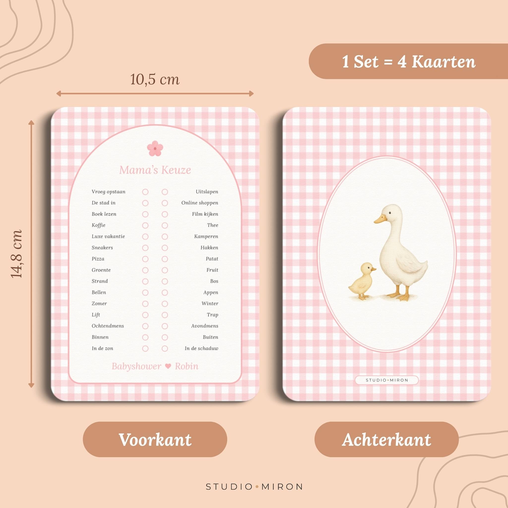 Spellenpakket 2 | Gingham Roze