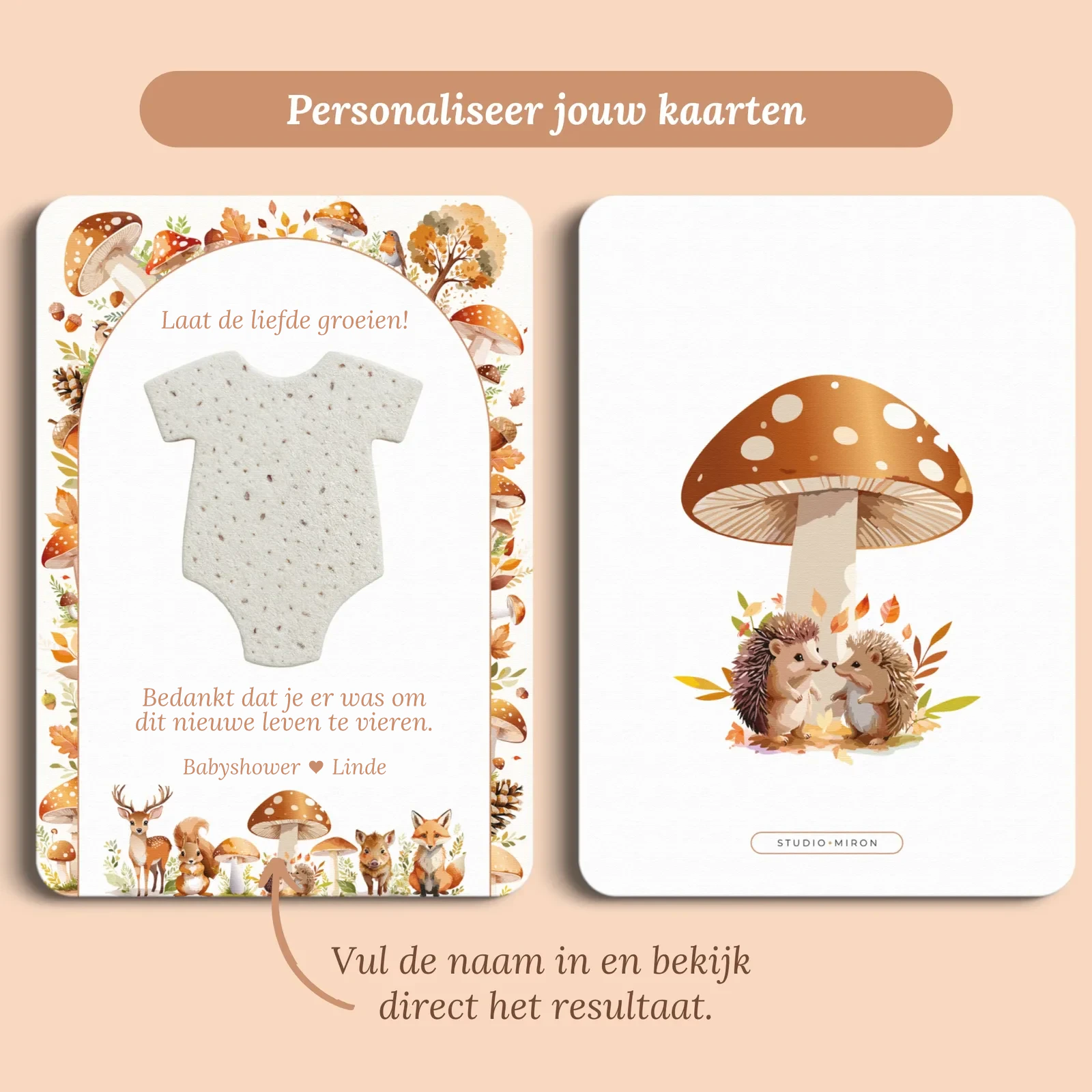 Anteprima del biglietto con il nome che inserisci