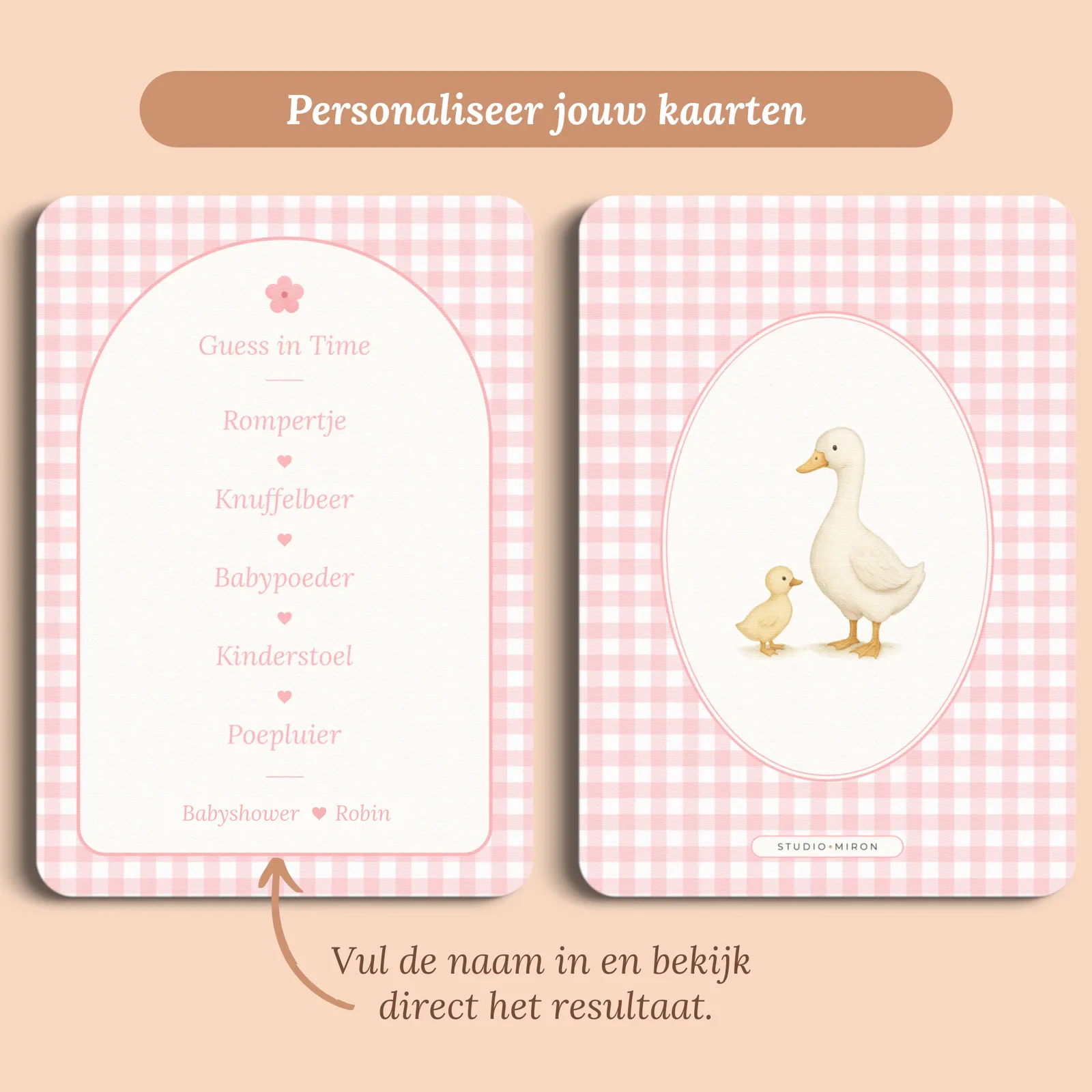 Anteprima del biglietto con il nome che inserisci