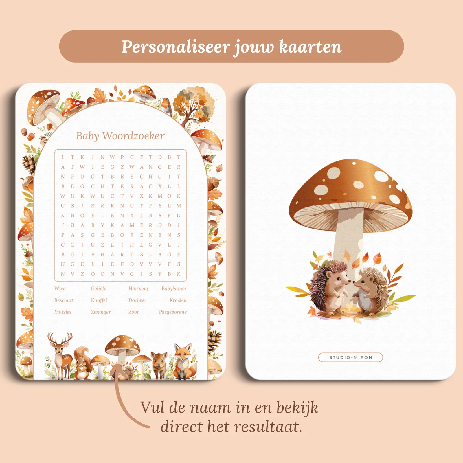 Anteprima del biglietto con il nome che inserisci